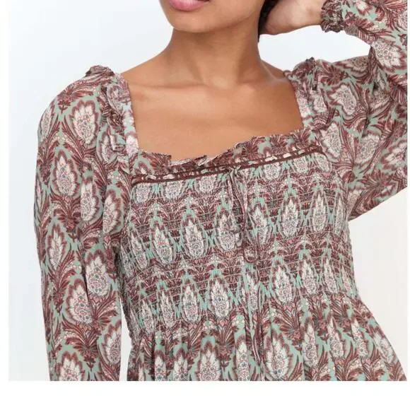 Hill house scarlett long sleeve maxi dress - Picture 3 of 5